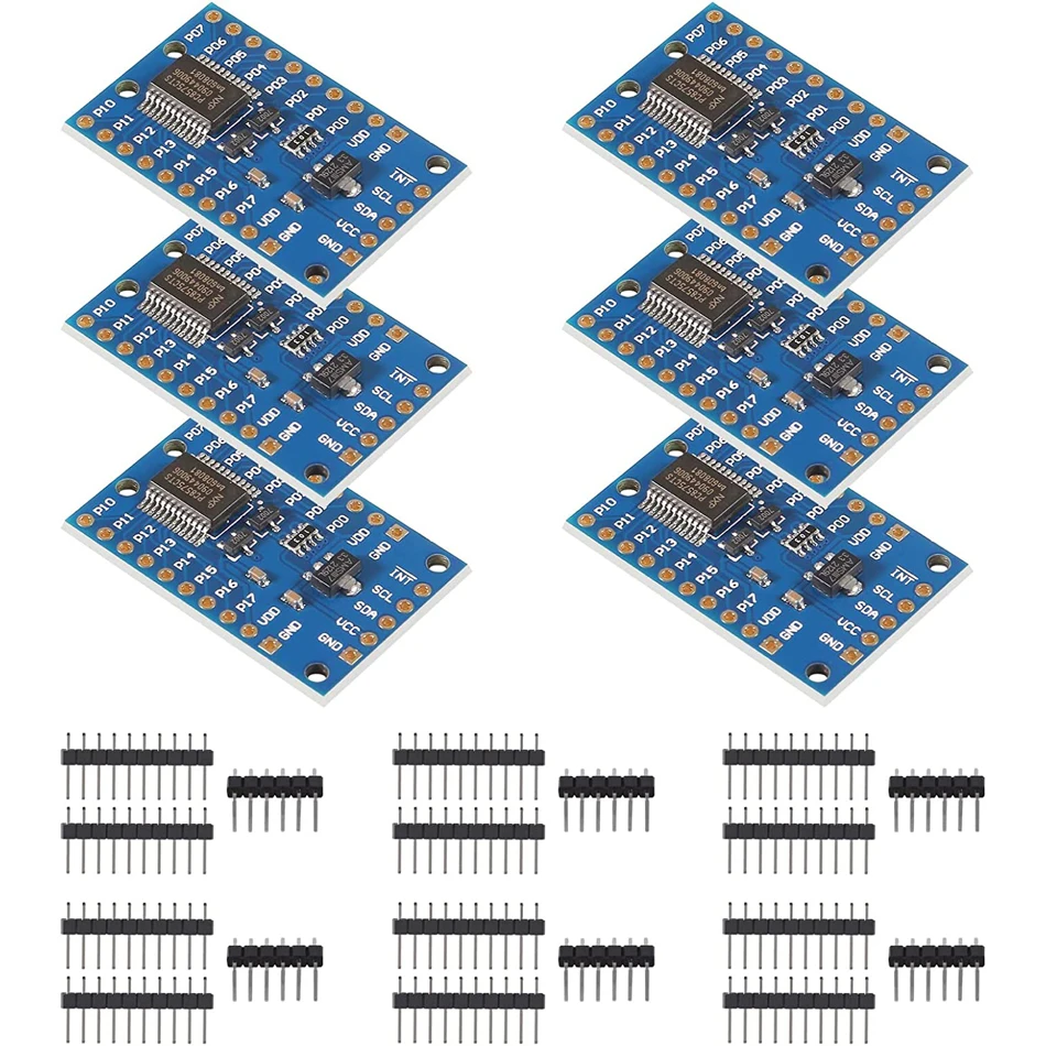 

6 шт., модуль платы расширения I2C к 16IO IIC I2C I/O, 16 бит