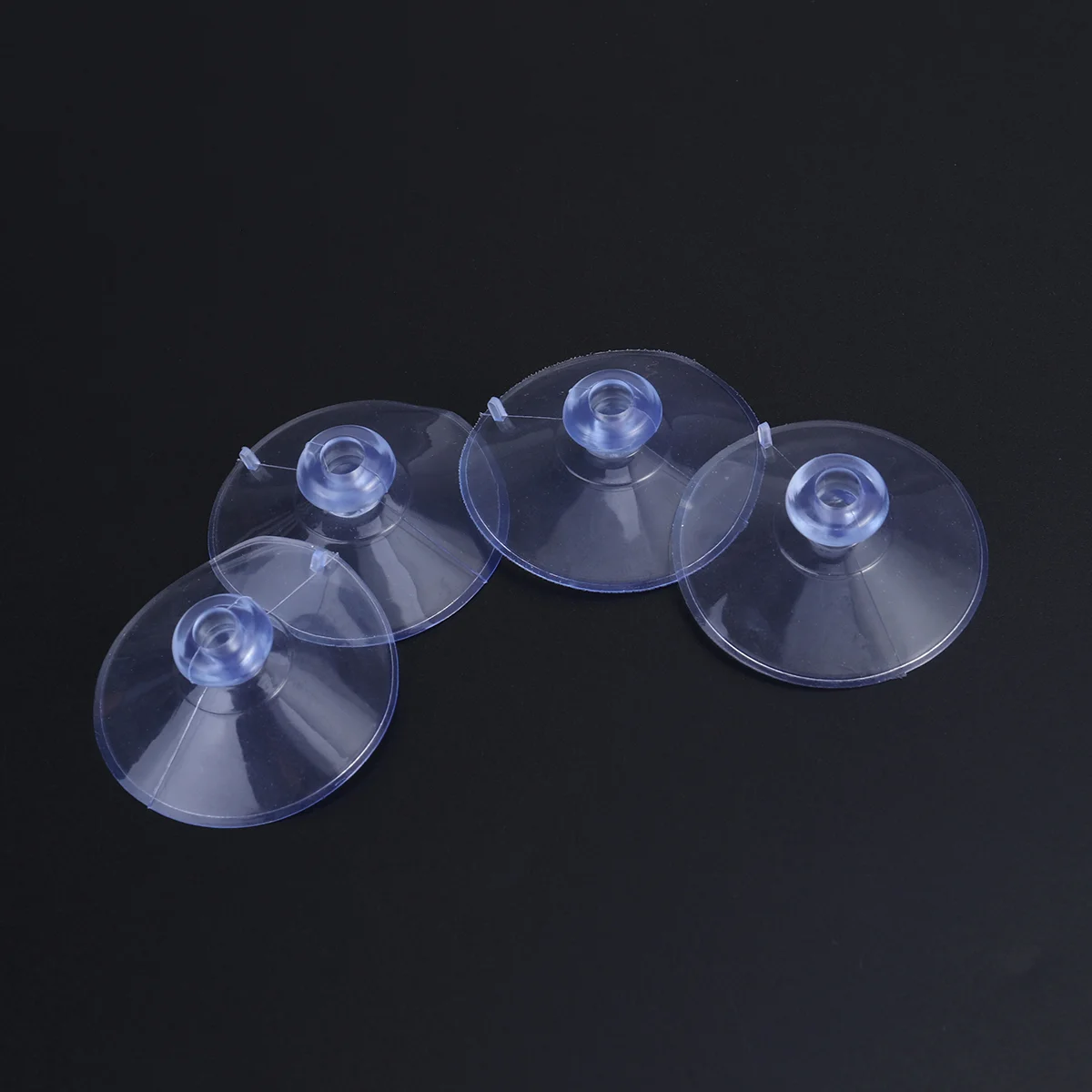 

30pcs PVC Clear Round Suction Cups Reusable Sucker Pads without Hooks (4.5CM)