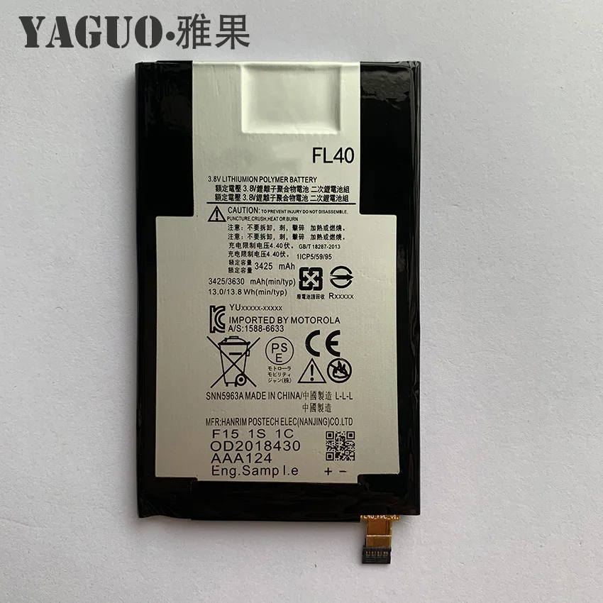 

New Original Battery FL40 3630mAh For Motorola Moto X 3A Moto X Play Dual XT1543 XT1544 XT1560 XT1561 XT1562 XT1563 XT1565