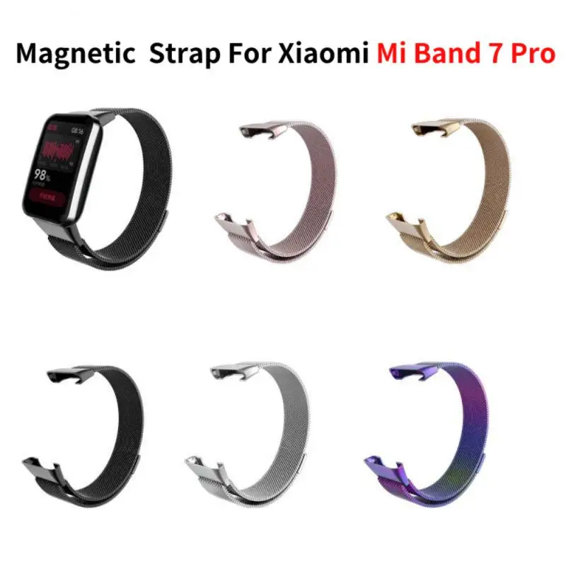 

Wrist Strap For Mi Band 7 Bracelet Stainless Steel Wristband For Xiaomi Mi Band 7 7pro New Straps Wristbands MiBand7