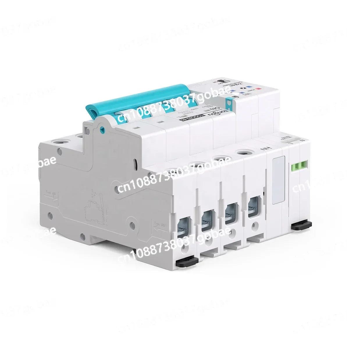 API 4P 63A Zigbee измерительный автоматический выключатель Smart Life таймер дистанционное