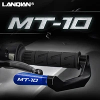 22mm 78 inch carbon fiber handlebar grips guard brake clutch levers guard protection for yamaha mt10 mt 10 mt 10 2016 2020