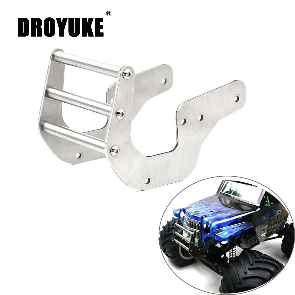 

Droyuke LOSI LMT 4WD Solid Axle Monster Truck Off-Road Vehicle Front Bumper Metal Front Anti-collision Protection Bar