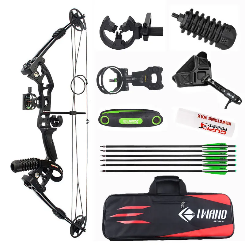 

30-50lbs Archery M131 Compound Bow /Bow and Carbon Arrows Kit Compound Bow Arrow Hunting Shooting Accessories Archery Bow