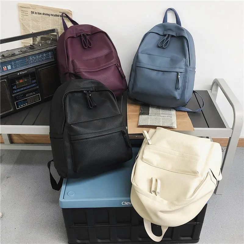 

Модный рюкзак из искусственной кожи для ноутбука, Женский дорожный ранец, модный студенческий школьный портфель для колледжа