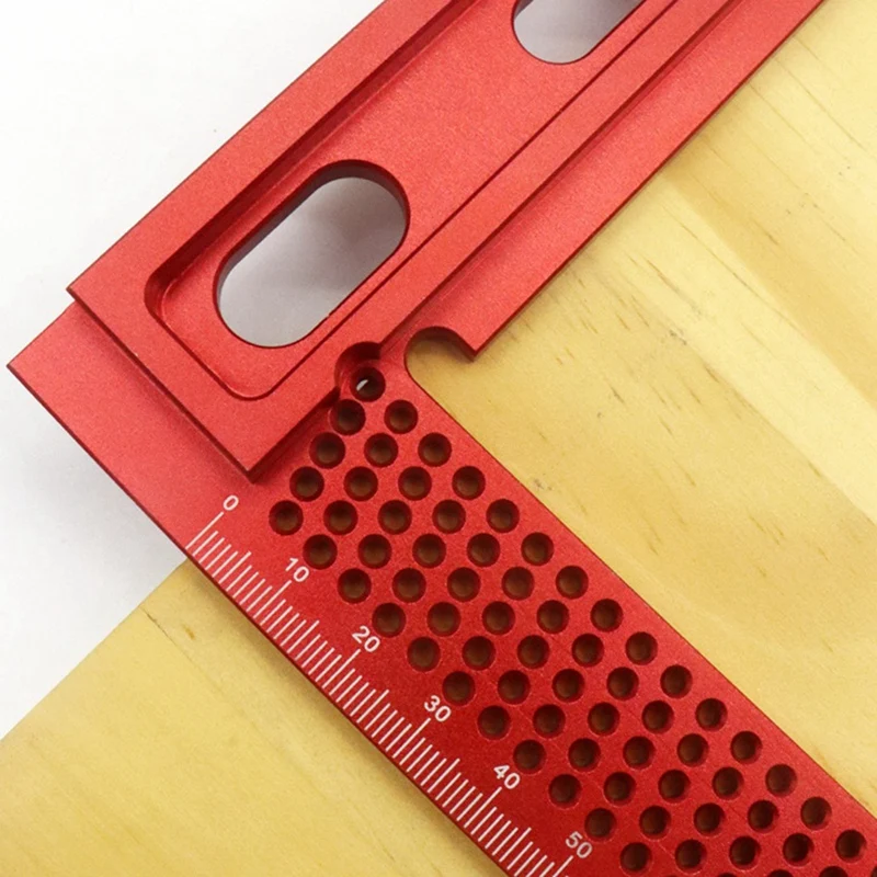 300 мм алюминиевый сплав квадратная деревообрабатывающая линейка высоты