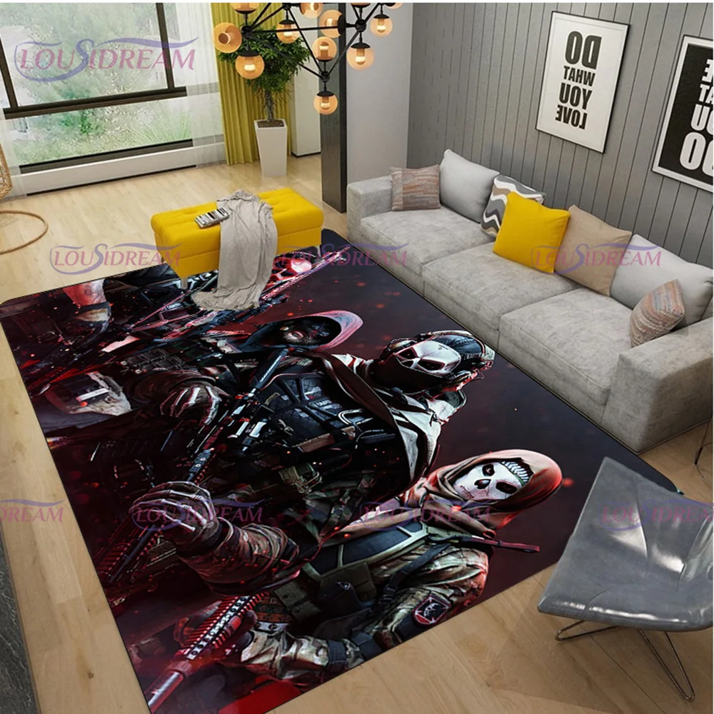 3D игровой ковер с вызовом из D-Duty для гостиной коврик спальни нескользящий