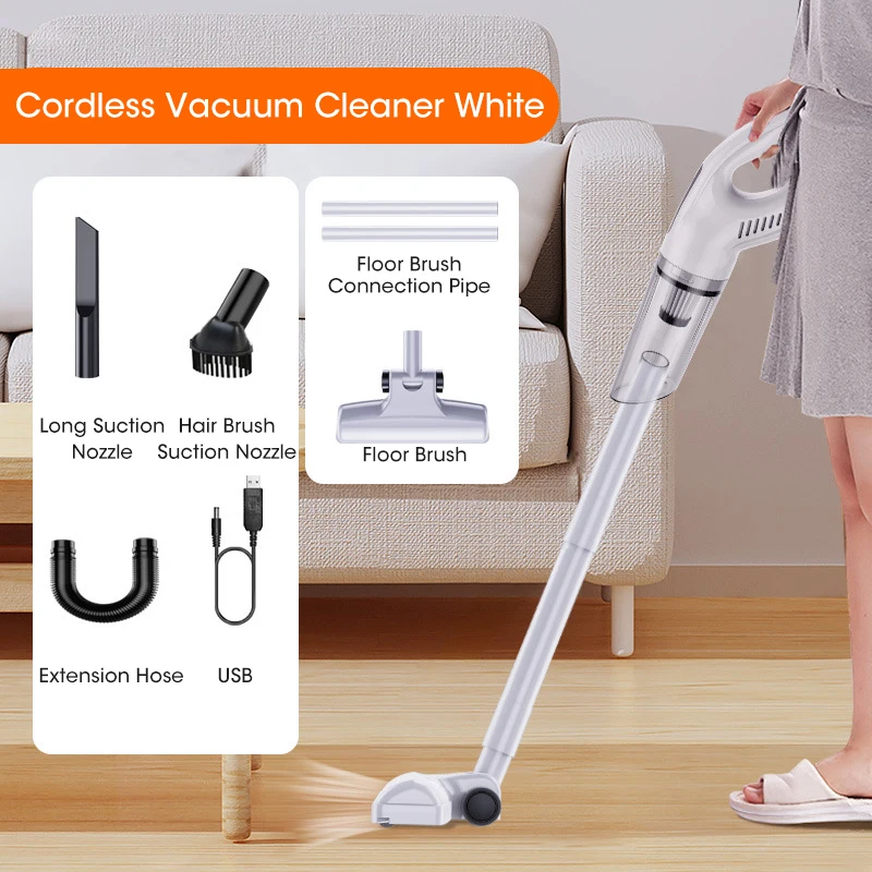 

12000Pa Wireless Car Vacuum Cleaner Cordless Handheld Auto Vacuum Home & Car Dual Use Mini Vacuum Cleaner With Built-in Battrery