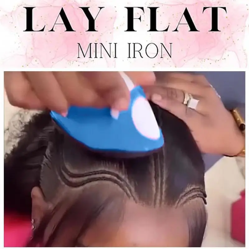 Утюг для поделок Портативный утюжок волос Многофункциональный плоский