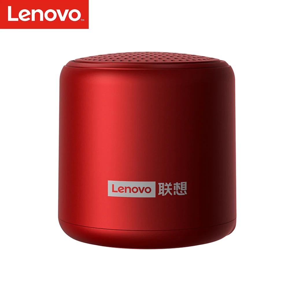 

Lenovo L01 BT5.0 Wireless Speaker Mini Portable Speakers With Mic/USB/IPX5 Waterproof/HD Voice Call/HiFi Stereo Sound/Deep Bass