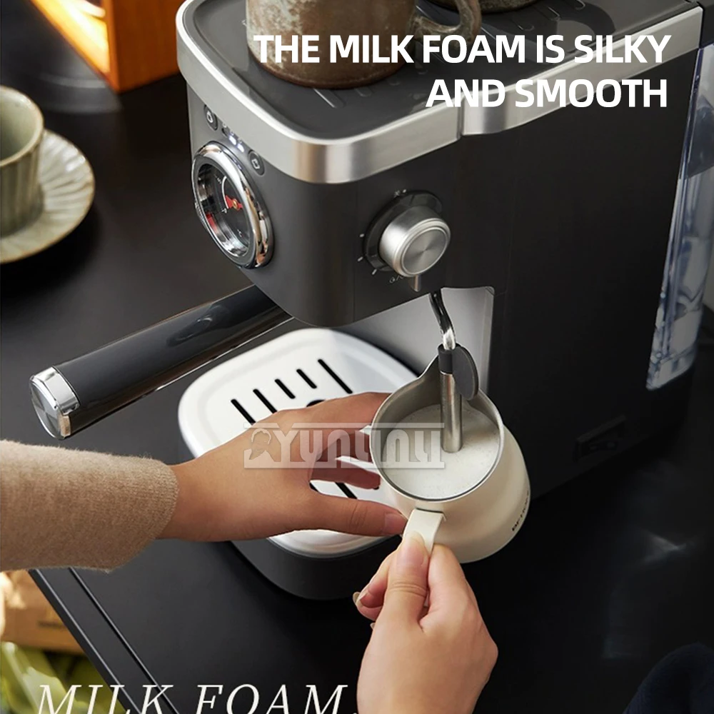 Бытовая кофеварка паровой вспениватель молока высокого давления