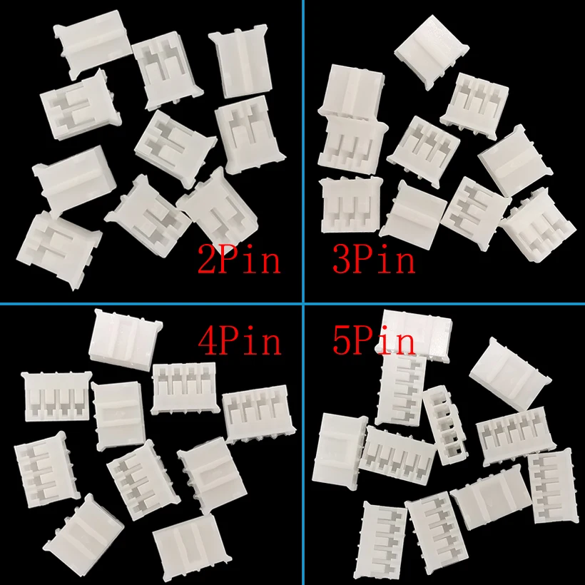 

50/100 шт. JST PH 2P 3P 4P 5Pin 2,0 мм Шаг белый женский разъем пластиковый корпус терминал оболочка провод Кабельный соединитель