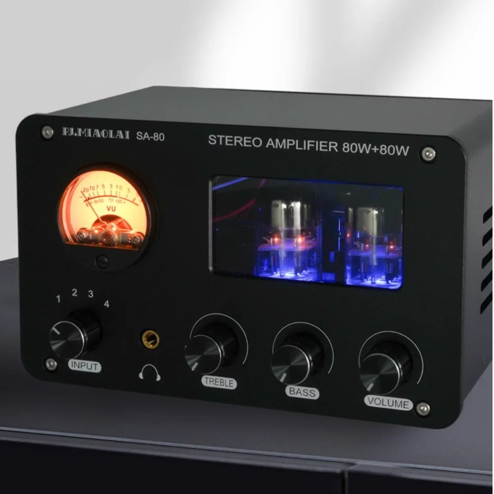 Усилитель Bluetooth MA12070 2 канала HiFi 6H3N трубка 80 Вт * для динамика усилитель звука аудио
