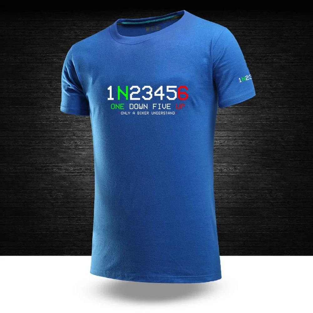 2024 летняя Байкерская одежда 1n23456 с логотипом мотоцикла Высококачественная