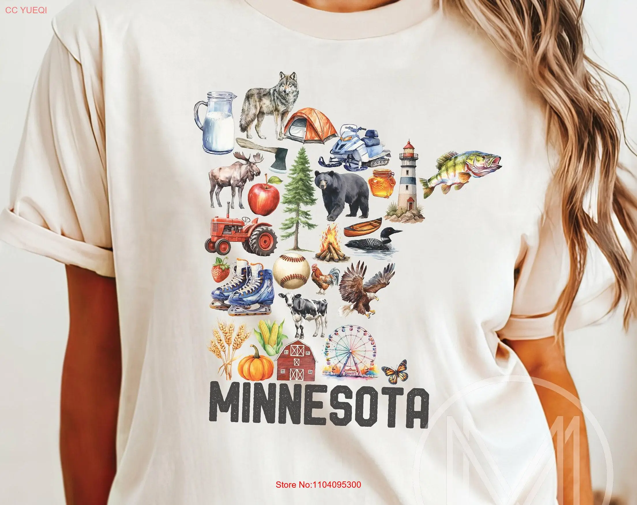 Футболка Minnesota State Apparel Home SweaT Vacation с длинными или короткими рукавами