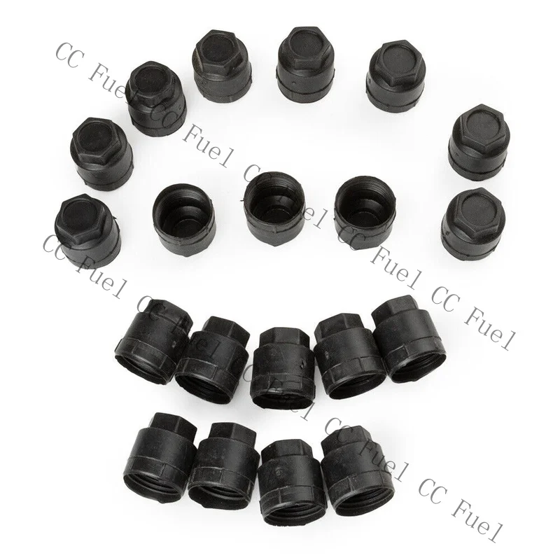 Комплект из 20 черных колпачков для колесных гаек C+ для Chevrolet Camaro RS, GMC Sonoma, Buick, Pontiac (art.: 3920dc75cfb8b) - 3920dc75cfb8b