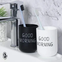 1pc portable creative washing mouth cups plastic home hotel toothbrush holder bathroom accessories mouthwash storage cups 300ml