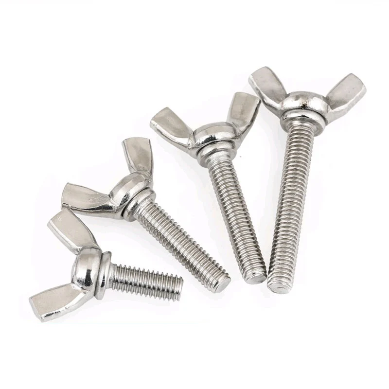 

1pcs M4 M5 M6 M8 DIN316 Stainless Steel Butterfly Bolt Wing Bolt Thumb Wing Screw Claw Hand Tighten Screws