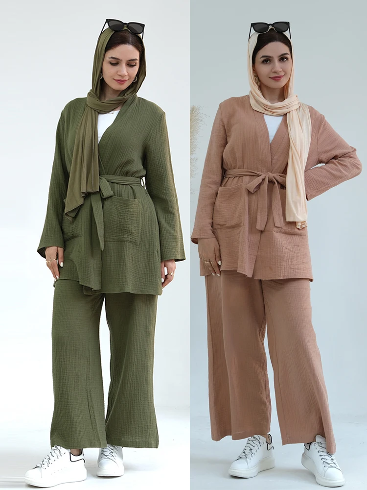 Набор из 2 предметов Рамадан ИД умеренная абайя молитвенная одежда женский