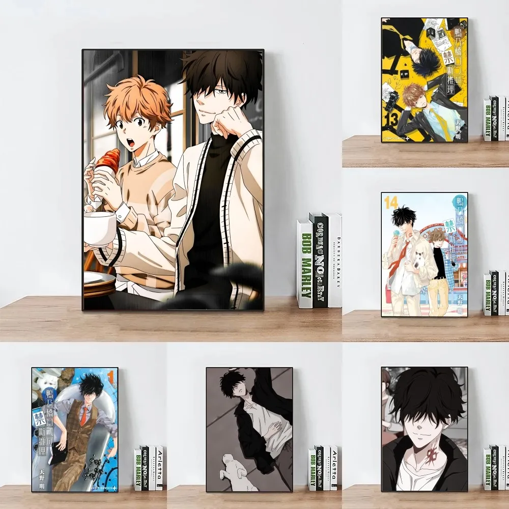 Kamonohashi Ron No Kindan Suiri Anime Poster Wall Art Home Decor Room Digital Painting Living Restaurant Kitchen