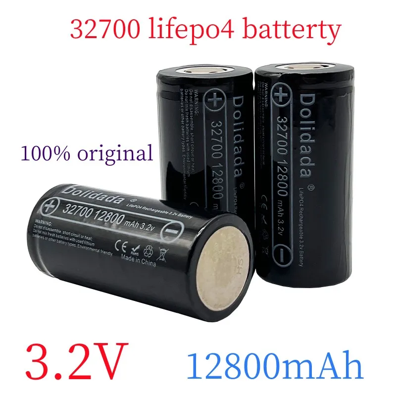 

Original 3.2 V 32700 12800mah 32700mah 12800 MAh Battery LiFePO4 55A High Power Maximum Continuous Discharge Battery