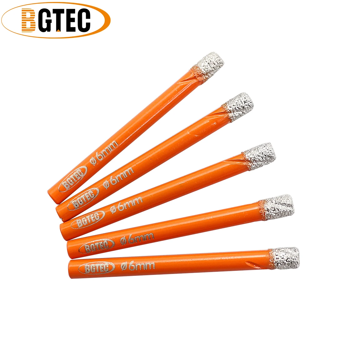 

Буровое долото BGTEC диаметром 6 мм с круглым хвостовиком, коронка для алмазной пилы, ядро для плитки, керамики, гранита, мрамора, 5 шт.