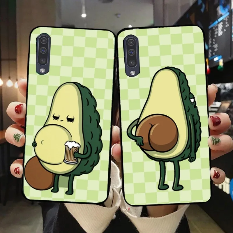 

Чехол для телефона с авокадо для Samsung A91 A81 A73 A72 A71 A30S A20 A12 A13 A52 A53 4G