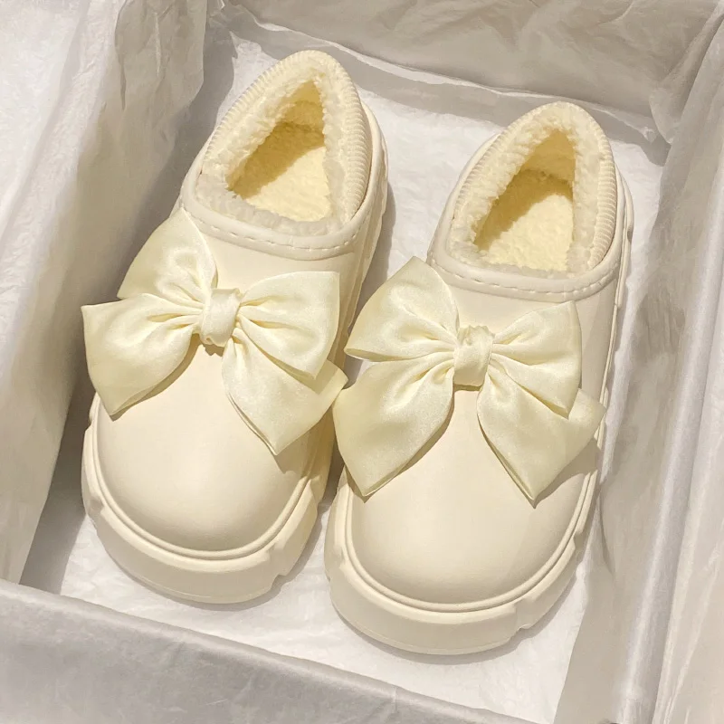 

Женские туфли 2022, женская обувь, обувь для сабо, платформа, осень, Новый Платформа с бантом, криперы, удобные осенне-зимние Сланцы на среднем каблуке с бабочкой