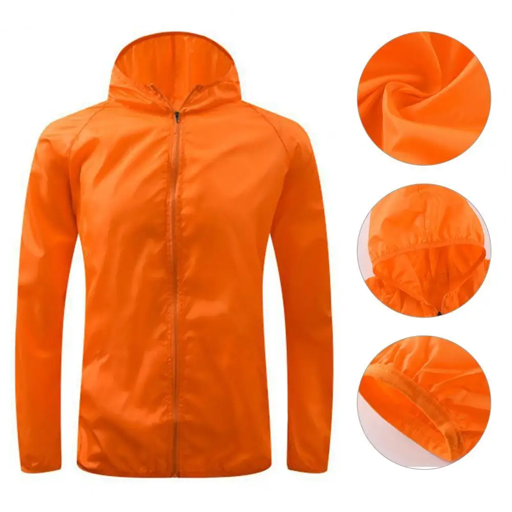 

Terrific Smooth Outdoor Jacket Men Coat Thin Hooded Outdoor Coat Terrific Smooth Outdoor Jacket Men Coat Thin Hooded