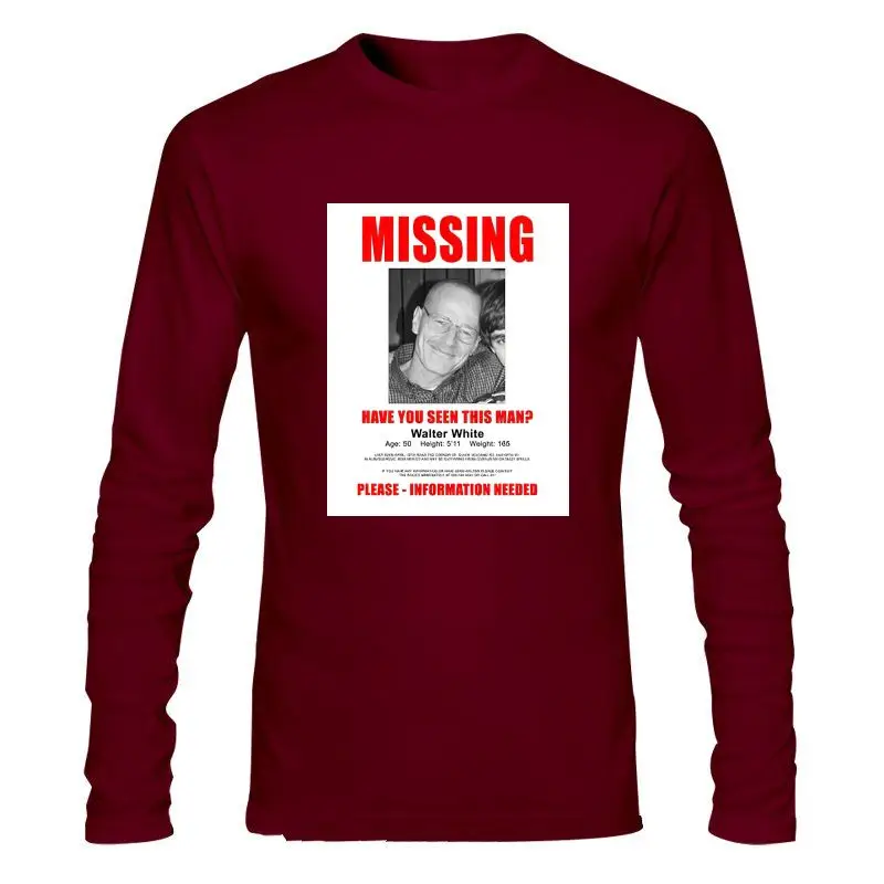 Мужская одежда футболка с изображением Уолтера Уайта из мультфильма