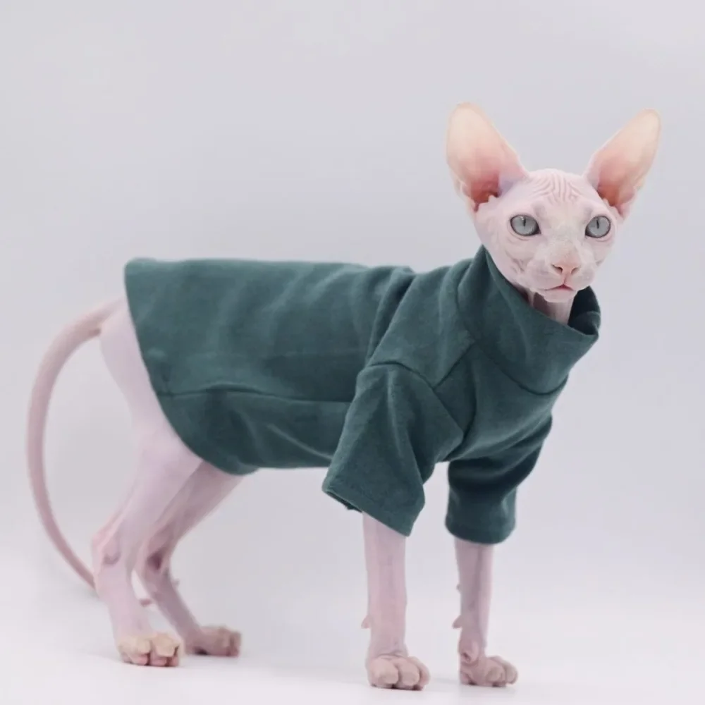Одежда для кошек Sphynx Детский мягкий хлопковый зимний наряд корнировки