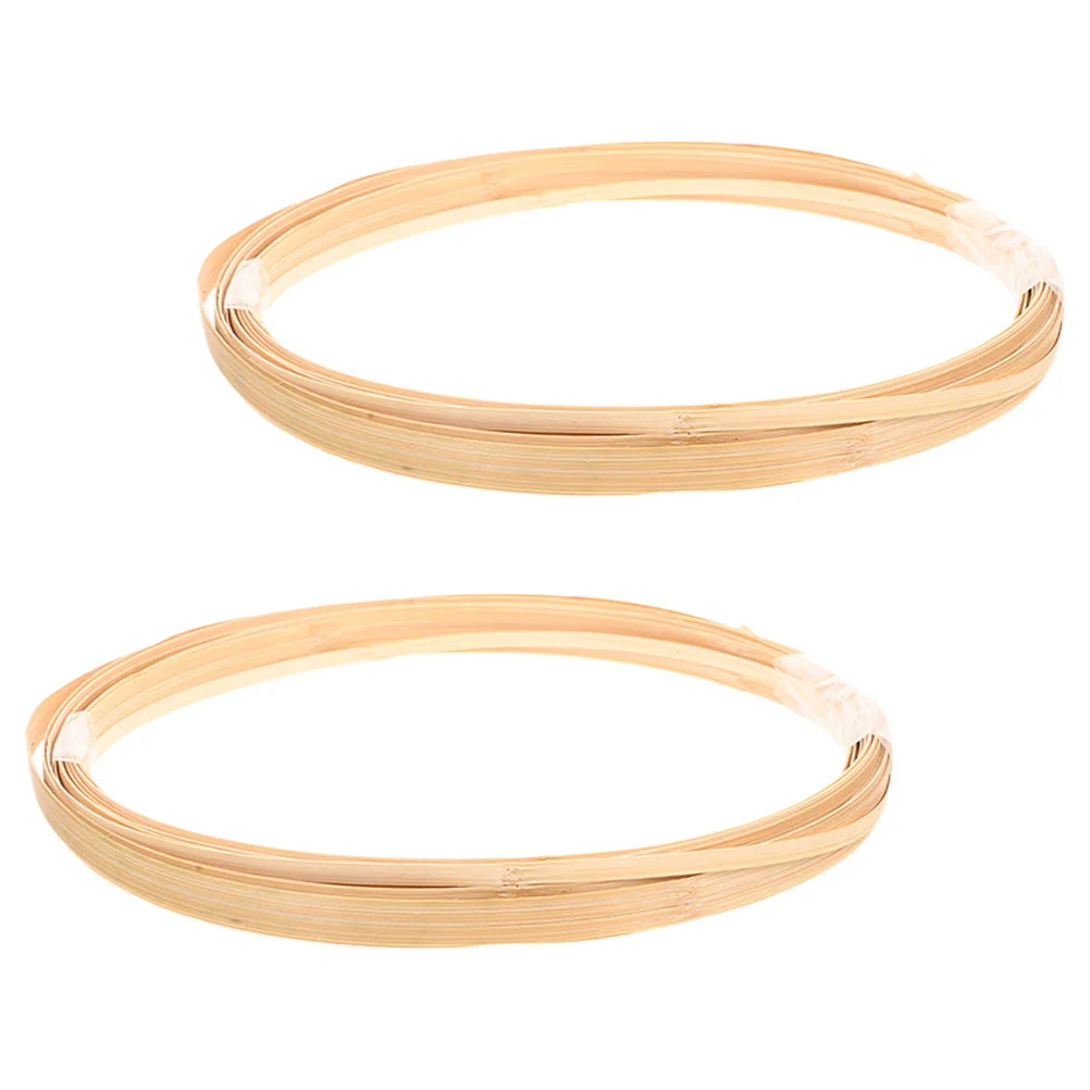 

2 Bundles of Basket Weaving Strips Bamboo Wide Crafts Making Strips Material