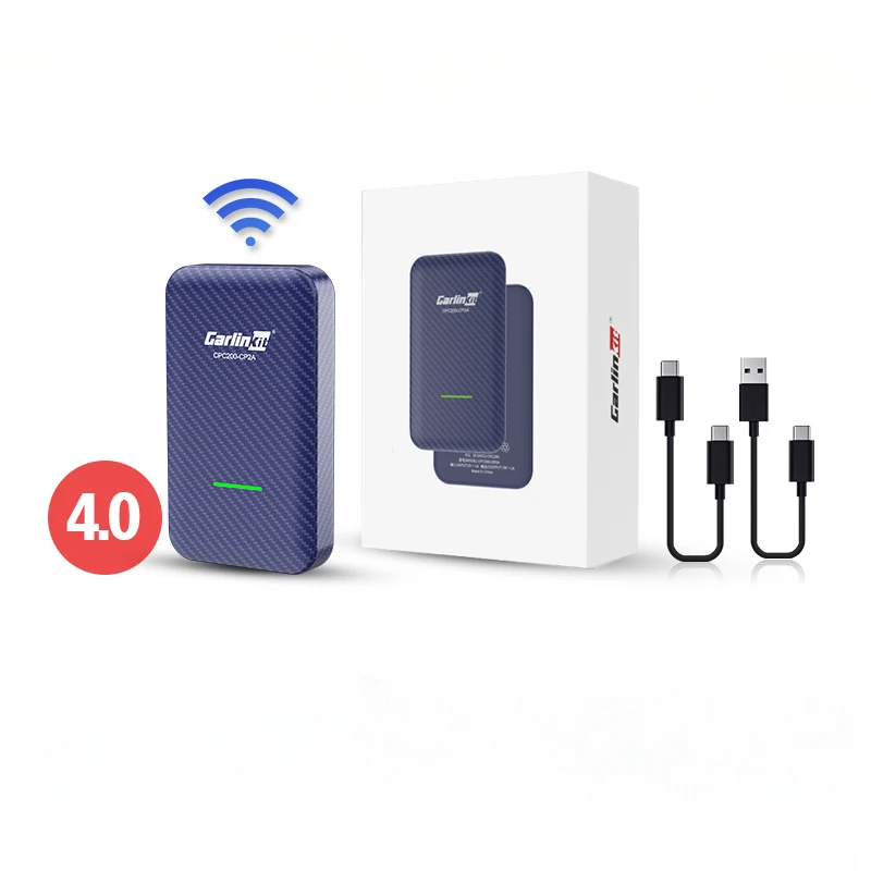 

2022 Carlinkit 4.0 беспроводной CarPlay AA беспроводной Android Авто 2 в 1 адаптер для Kia Ford VW BT