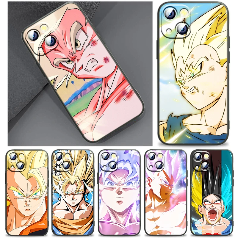 

Gragon Ball Super Saiyan 3 Goku Phone Case For iPhone 11 12 13 Mini 14 Pro Max 11 Pro XS Max X XR Plus 7 8 SE Silicone Cover