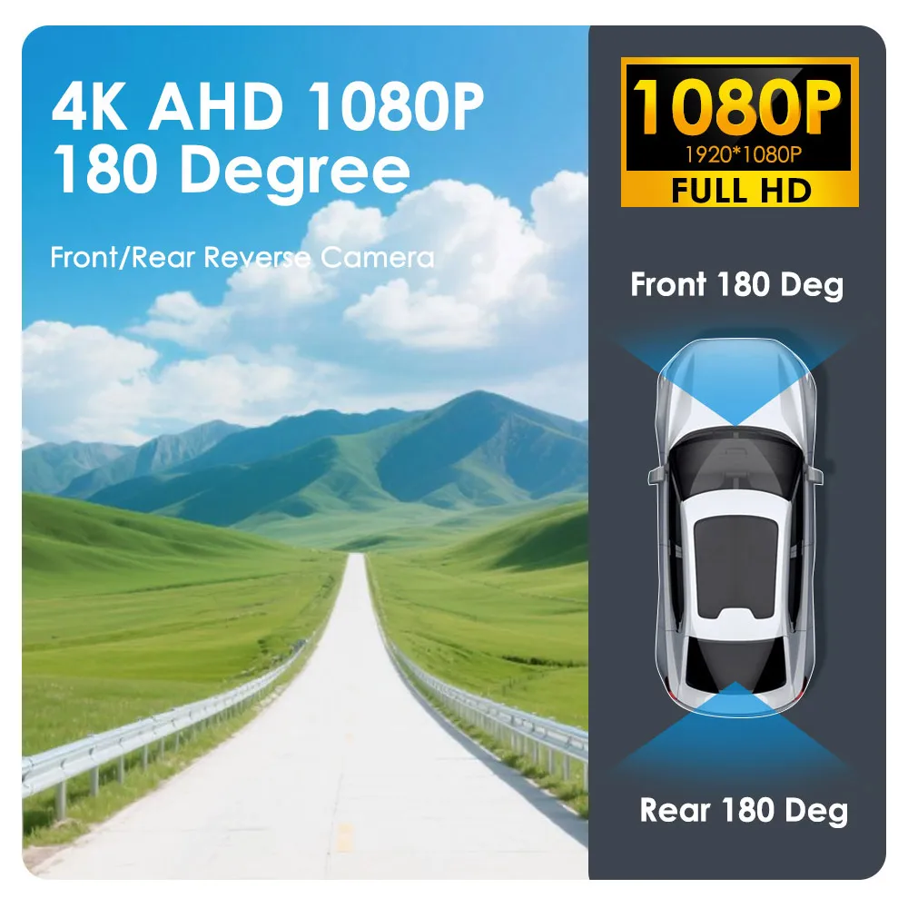 AHD 1080P CVBS ночного видения IP68 водонепроницаемый 170-градусный объектив «рыбий глаз» резервная камера заднего вида для монитора автомобиля Android (art.: 3920d161a09ca) - 3920d161a09ca
