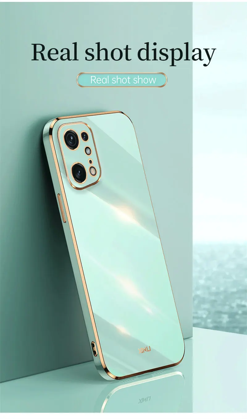 Силиконовый бампер Oppo Find X5 Pro CPH2305 чехол 6D мягкая задняя крышка из ТПУ