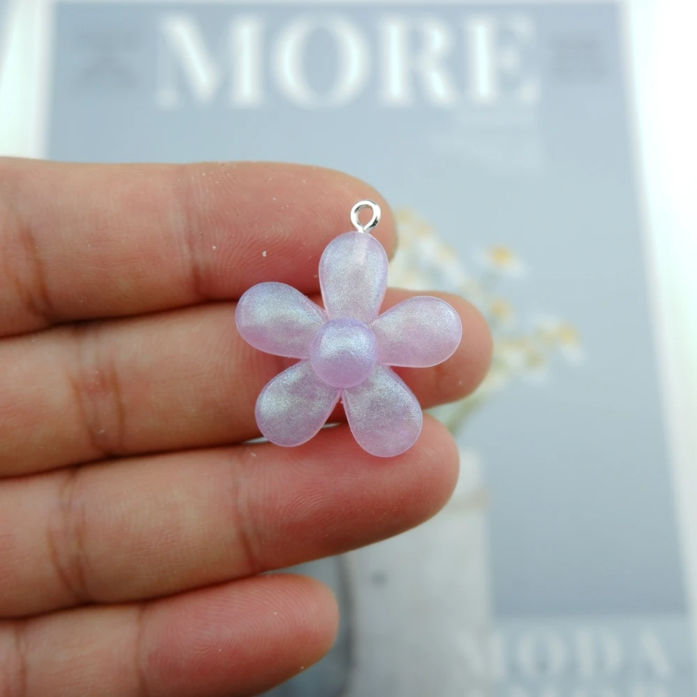 Оптовая продажа цветок полимерная серьга подвески для сережек браслетов