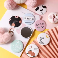 makeup mirror portable hand mirror mini round pocket mirror makeup vanity mirror compact mirror cosmetic tool travel accessories