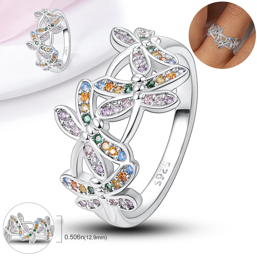 

Женское кольцо из серебра 2023 пробы с фианитом