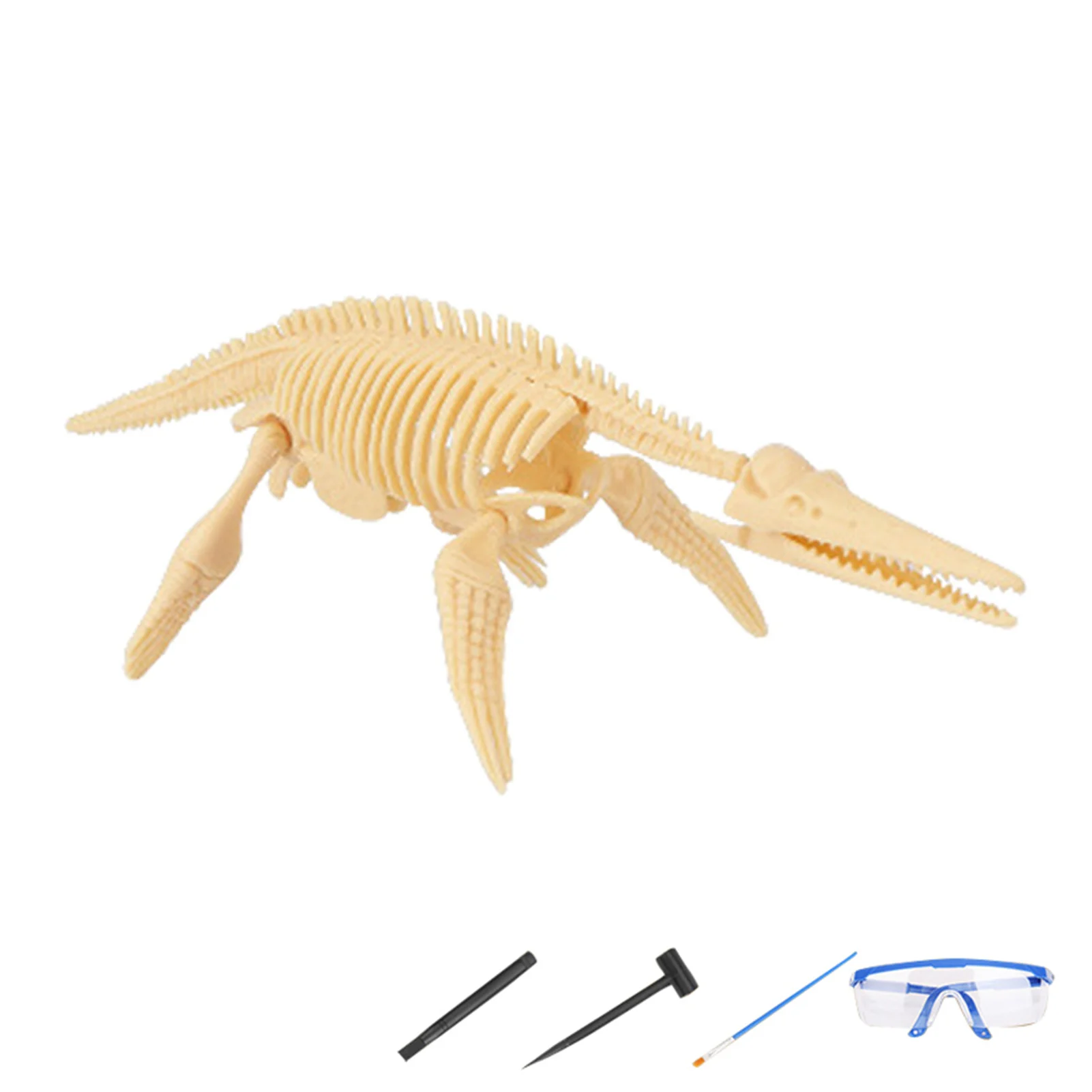 Juguete de dinosaurio de excavación arqueológica para niños, Kit de excavación de dinosaurios, DIY