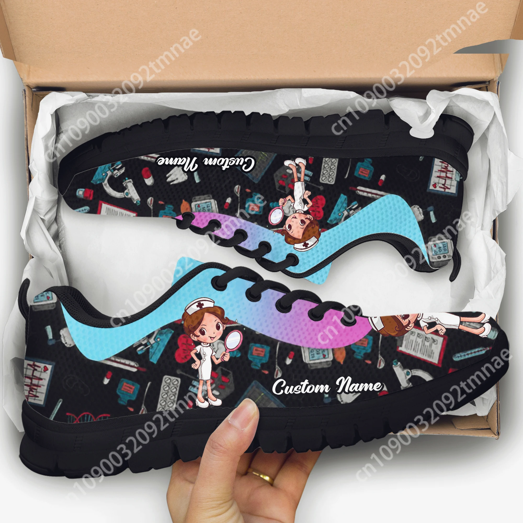 Кроссовки на шнуровке для медсестер 2023