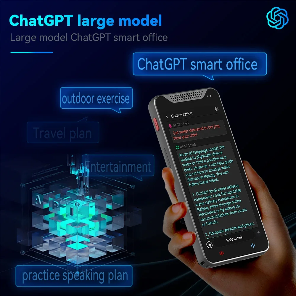 głosem A30 4G Smart Translator Tourism Conversion Translation Device Language w czasie rzeczywistym