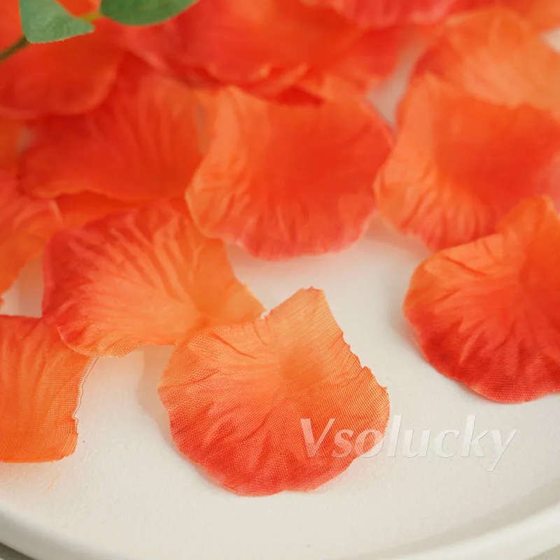 

Шелковые лепестки роз SUMMERTREE оранжевые