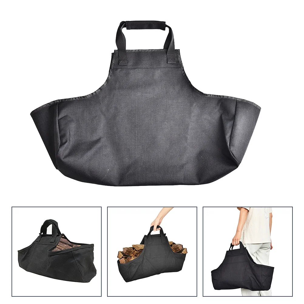 

Bag Firewood Carrier Log Large Canvas Tote Holder Oxford Cloth Storage Capacity Pouch Bags Woodpile Carrying