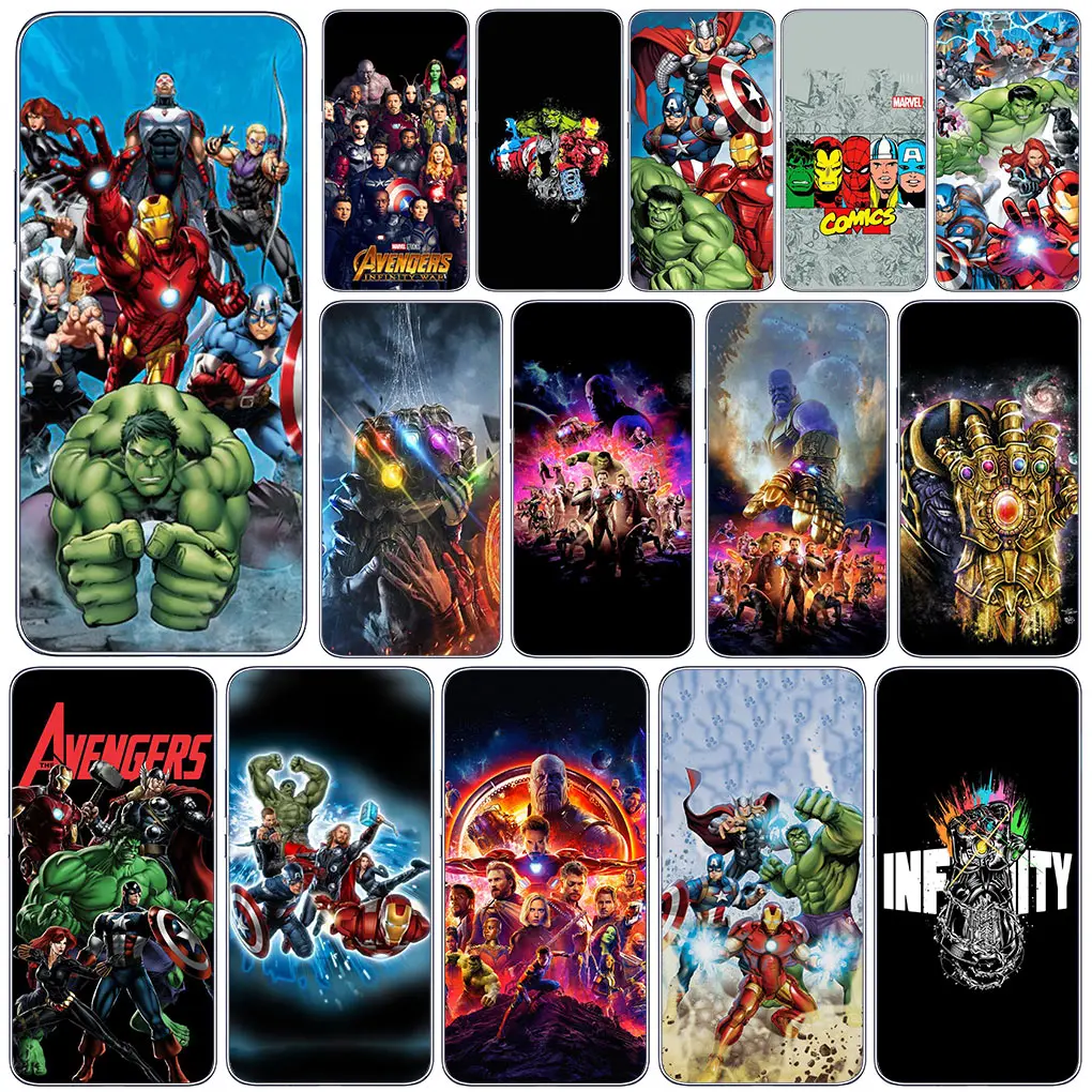 A-Мстители M-Marvels S-пауки I-Iron Man для Motorola Moto G13 G14 G53 G54 G62 G72 G82 G84 E13 E20 G42 G32 G23 G22 чехол