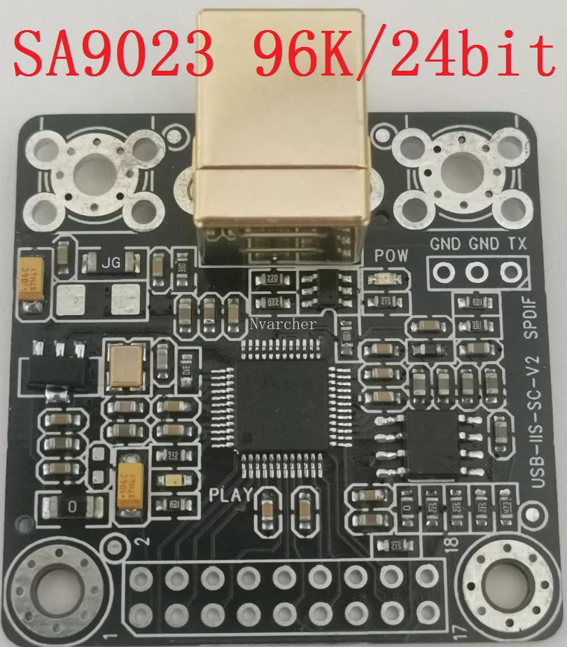 Nvarcher USB звуковая карта Воспроизведение запись двухсторонний I2S IIS SPDIF