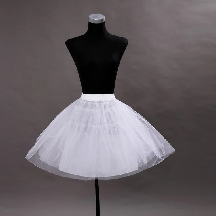 

Short Girl Lolita Cosplay Petticoats Soft Tulle Underskirt Ballgown Ballet Tutu Puffy Skirt Layers Rockabilly Crinoline