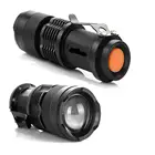 Светодиодный мини-фонарик CREE Q5, 1200 лм, светодиодный фонарик с регулируемым фокусом, водонепроницаемый фонарик для наружного использования с батареей AA14500