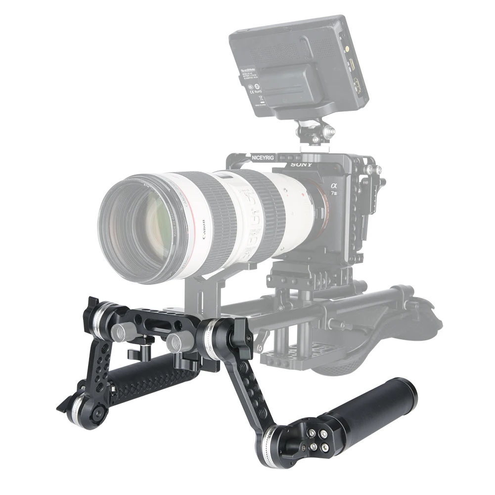 

Amazon Hot Sale Niceyrig shoulder handlegrip small photography accessories video cinema shoulder rig for universal camera