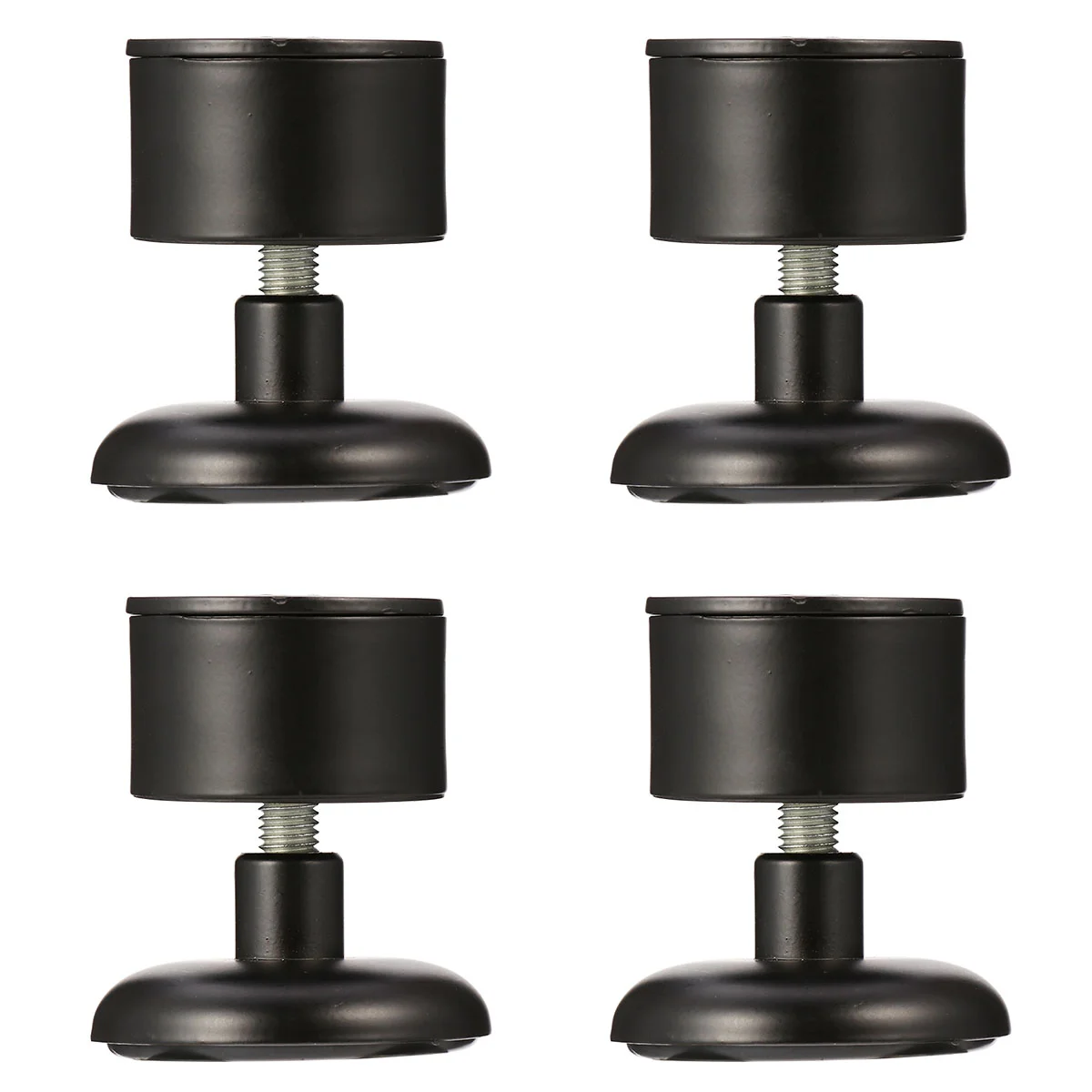 

4 Pcs Adjustable Feet Support Cabinet Legs Stainless Steel Sofa Round Stand Cupboard Height Furniture